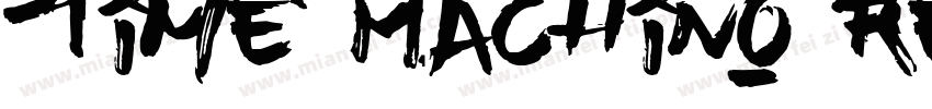 Time Machino Regular字体转换